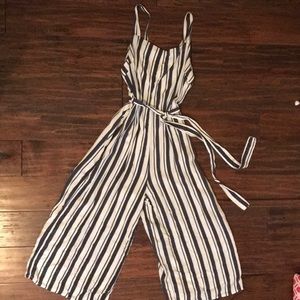 Navy & White Cotton On Jumpsuit